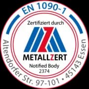 Zertifizierungssiegel aus dem TOPSUN-Footer